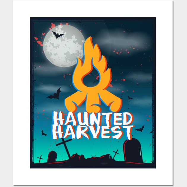 HAUNTED HARVEST MERCH Wall Art by CommunitybonfireTEES